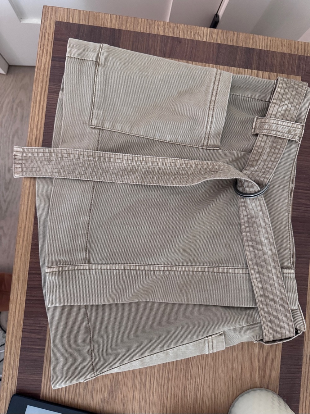 Rails Tan Utility Skirt with D-Ring Belt